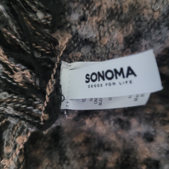 Sonoma Animal Print Scarf/Wrap and Target Royal Blue Infinity/ Tubular Scarf - Picture 2 of 3